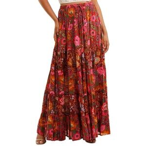 Spell Desert Daisy Tiered Maxi Skirt from Braveheart collection